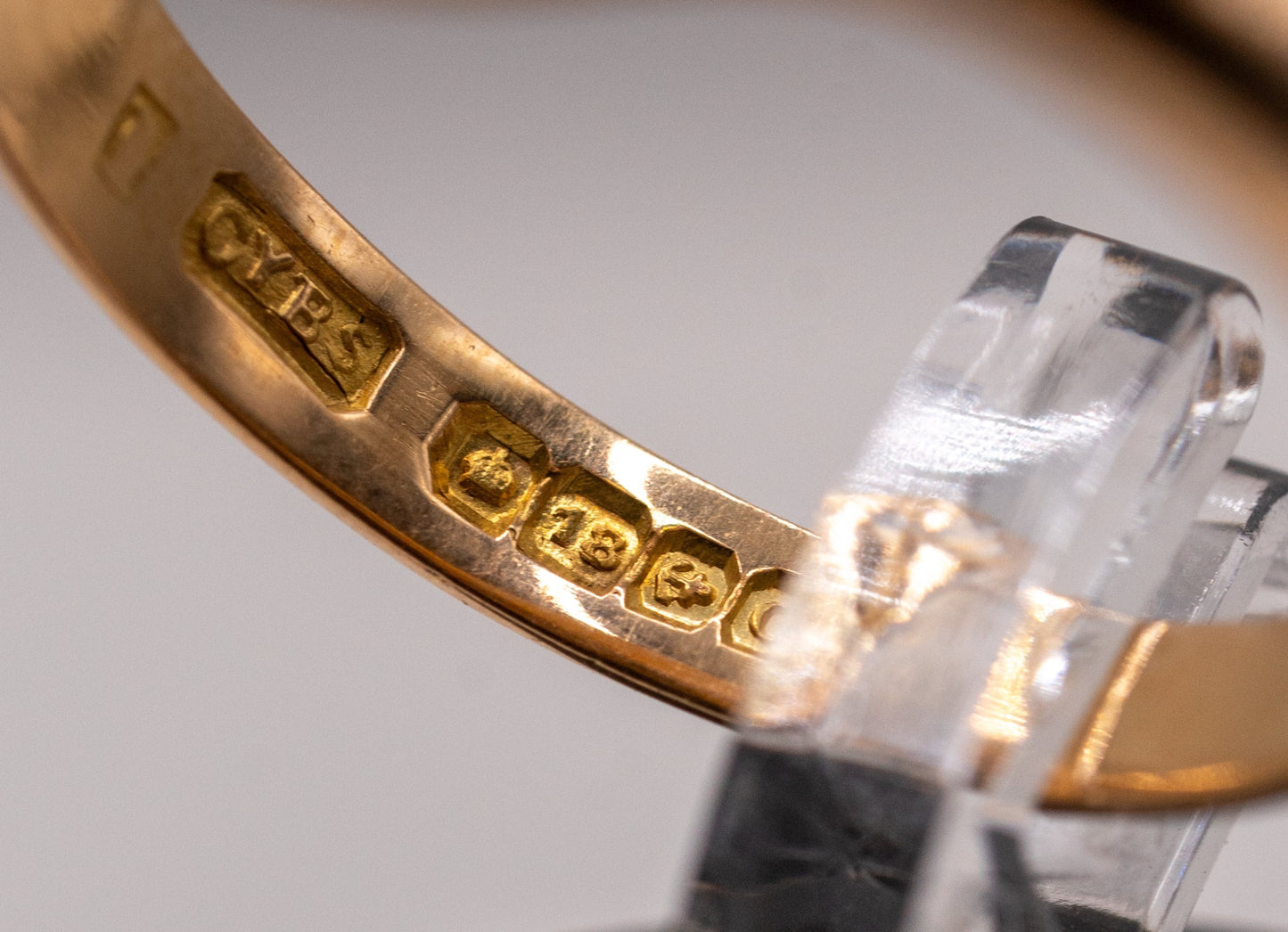 18k masonic signet ring